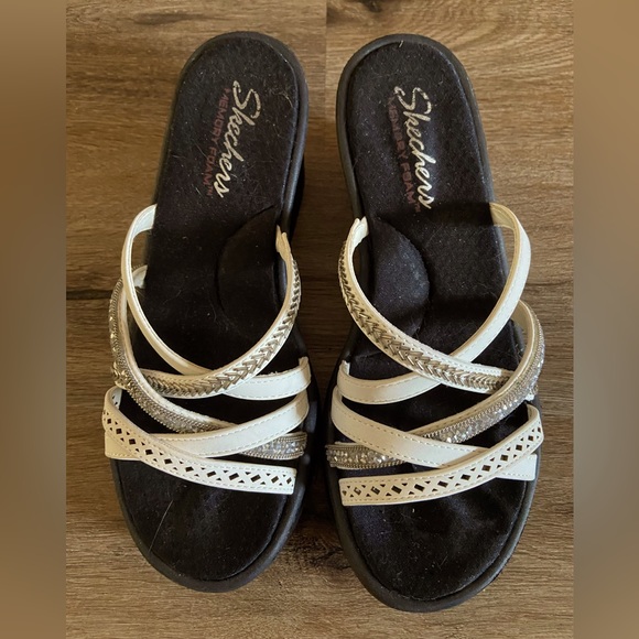 Skechers Memory Foam wedges size 7 - Picture 1 of 5